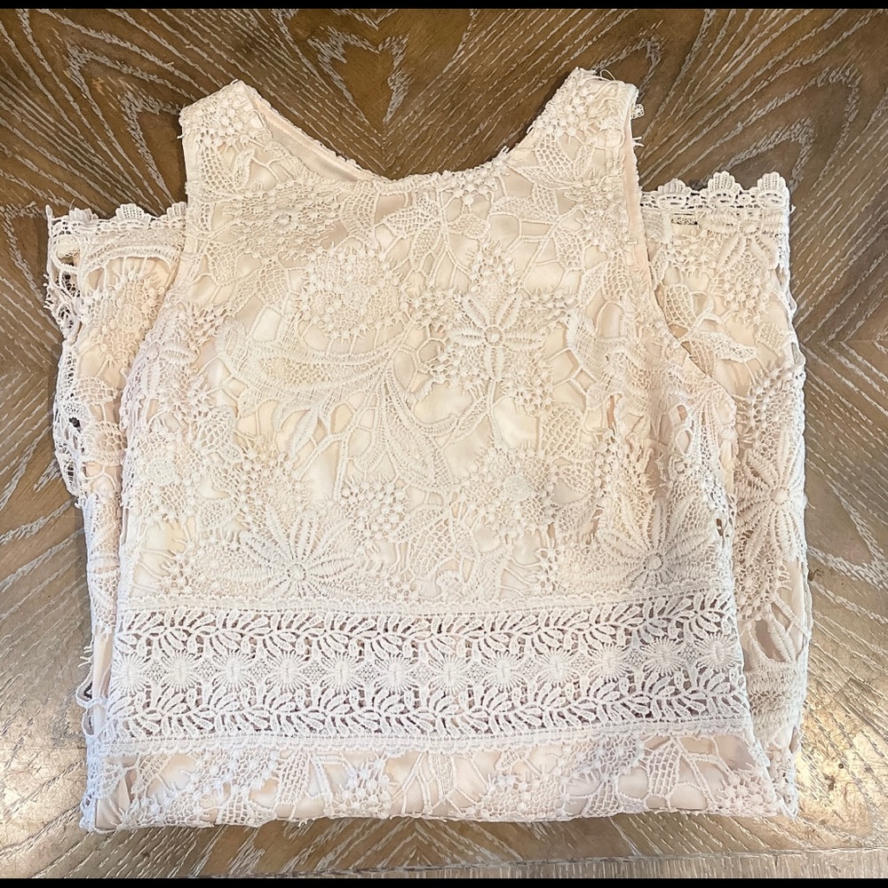 Off-White Lace Dress
